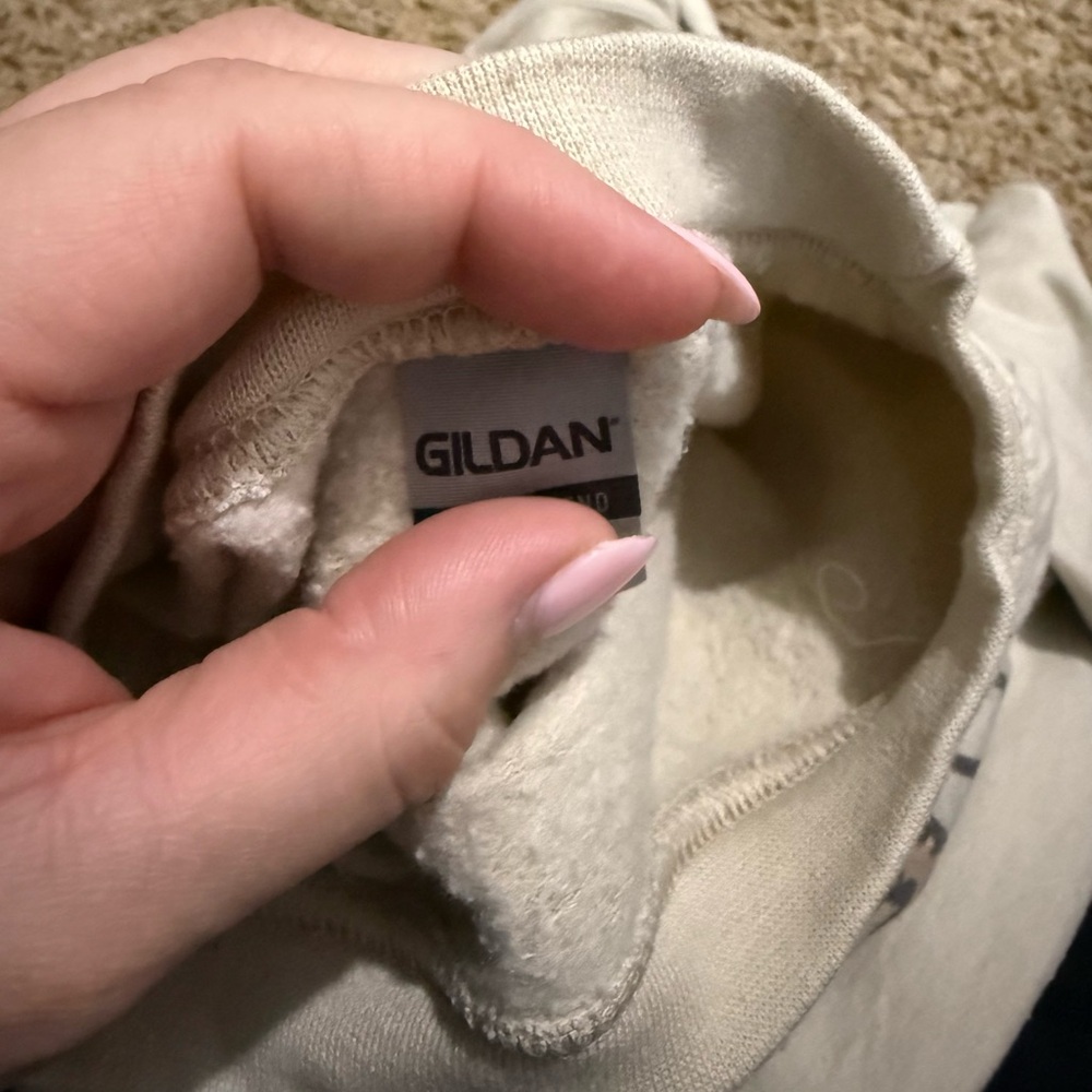 Graphic Cream Sweatshirt with Halloween Designs - Picture 2 of 2